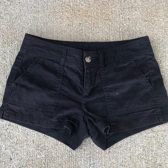 Arizona (JCPenney) Corduroy Black Shorts - Picture 1 of 4